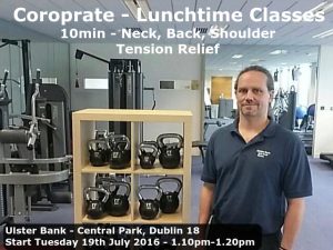 Dublin 18 Corporate Lunchtime classes in south Dublin Central Park Sandyford Instrial Estate Leopardtown